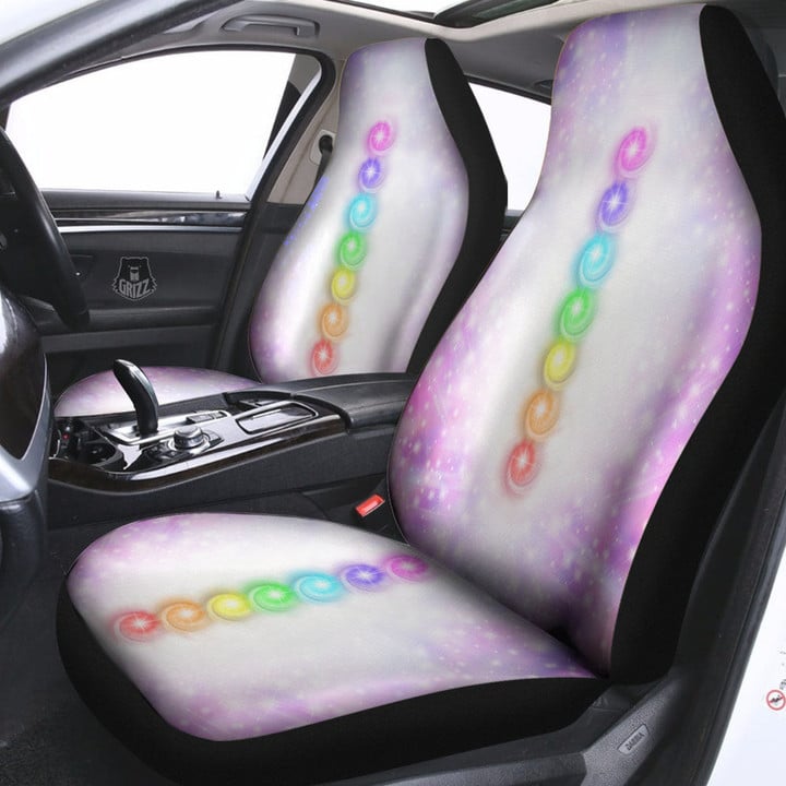 Energy Seven Chakras Print Car Seat Covers