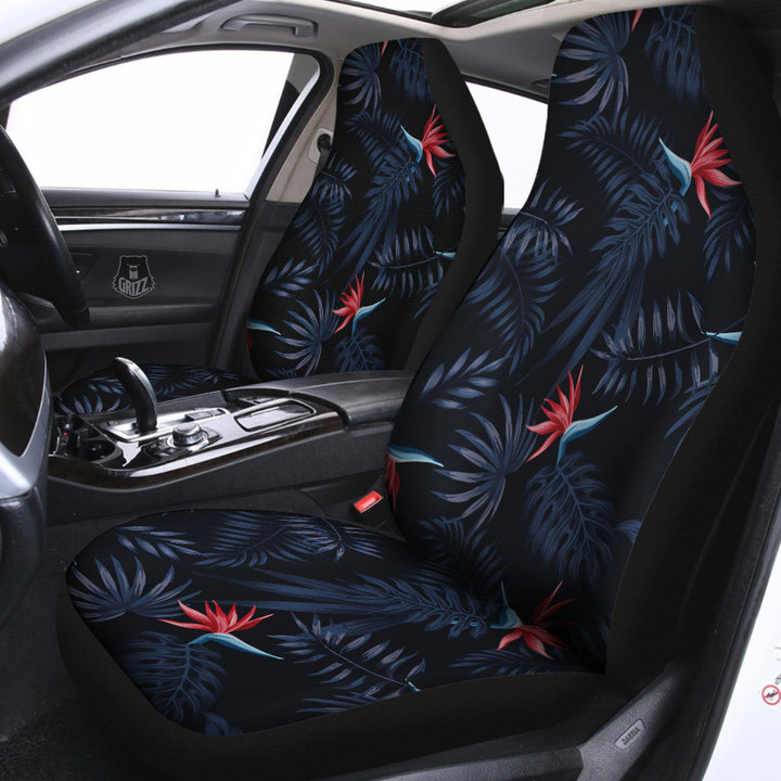 Exotic Tropical Hawaiian Vintage Print Pattern Car Seat Covers