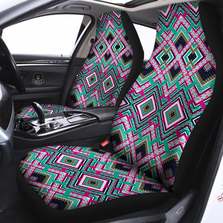 Ethnic Tribal Retro Print Pattern Car Seat Covers