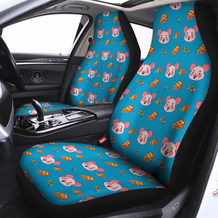 Rat Cute Print Pattern Car Seat Covers