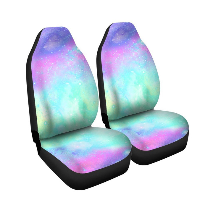 Abstract Psychedelic Holographic Car Seat Covers