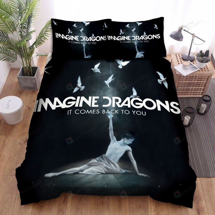 Imagine Dragons It Comes Back To You Song Art Cover Bed Sheets Spread Duvet Cover Bedding Sets
