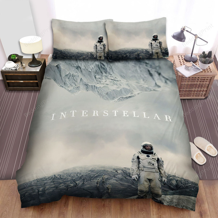 Interstellar (2014) Movie Poster Ver 11 Bed Sheets Duvet Cover Bedding Sets