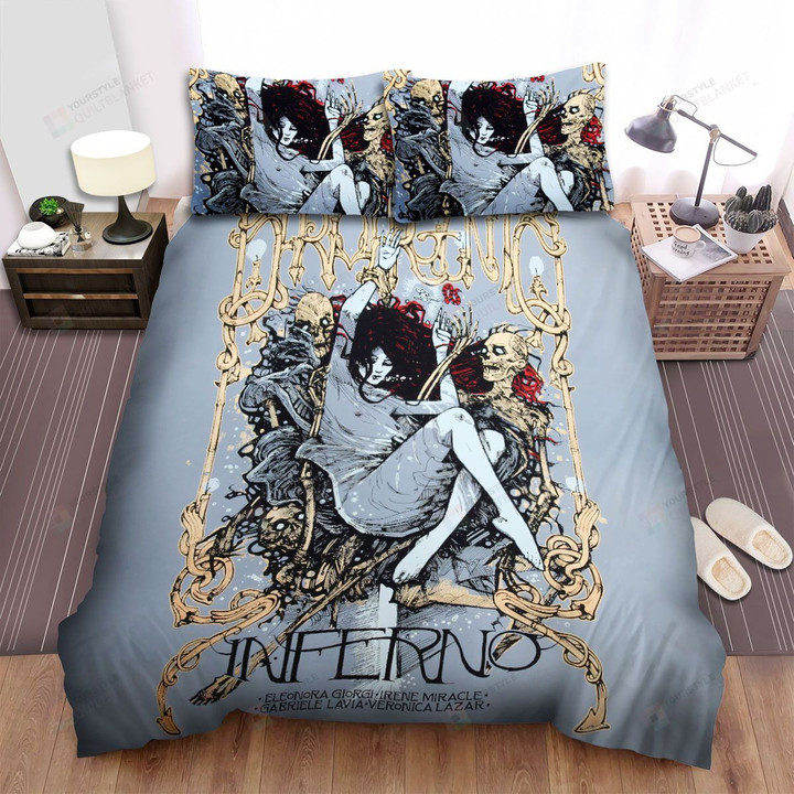 Inferno Movie Sad Girl Photo Bed Sheets Spread Comforter Duvet Cover Bedding Sets