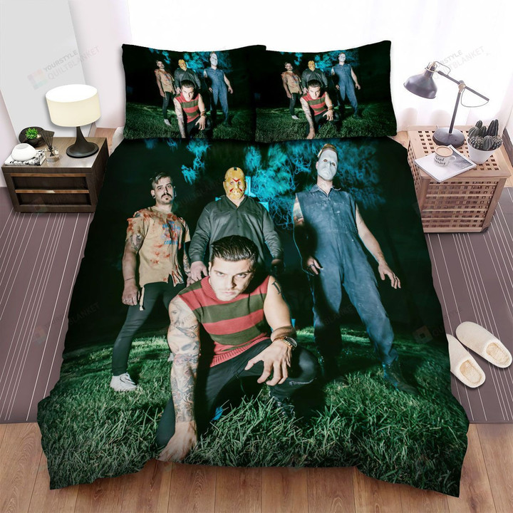 Ice Nine Kills Band Horror Night Bed Sheets Spread Comforter Duvet Cover Bedding Sets