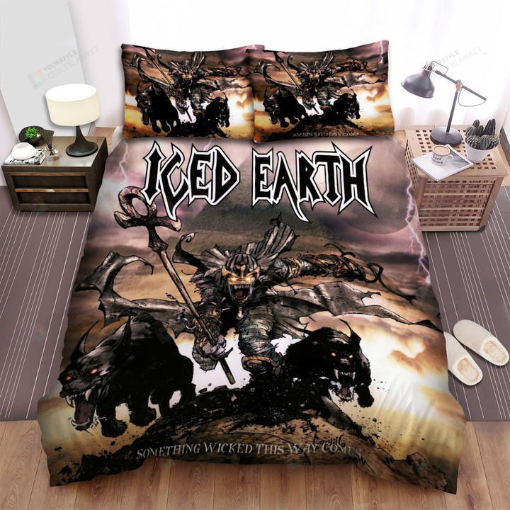 Iced Earth Band Album Something Wicked This Way Comes Bed Sheets Spread Comforter Duvet Cover Bedding Sets