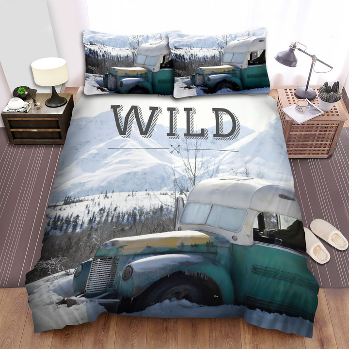 Into The Wild Movie Snow Around Poster Bed Sheets Spread Comforter Duvet Cover Bedding Sets