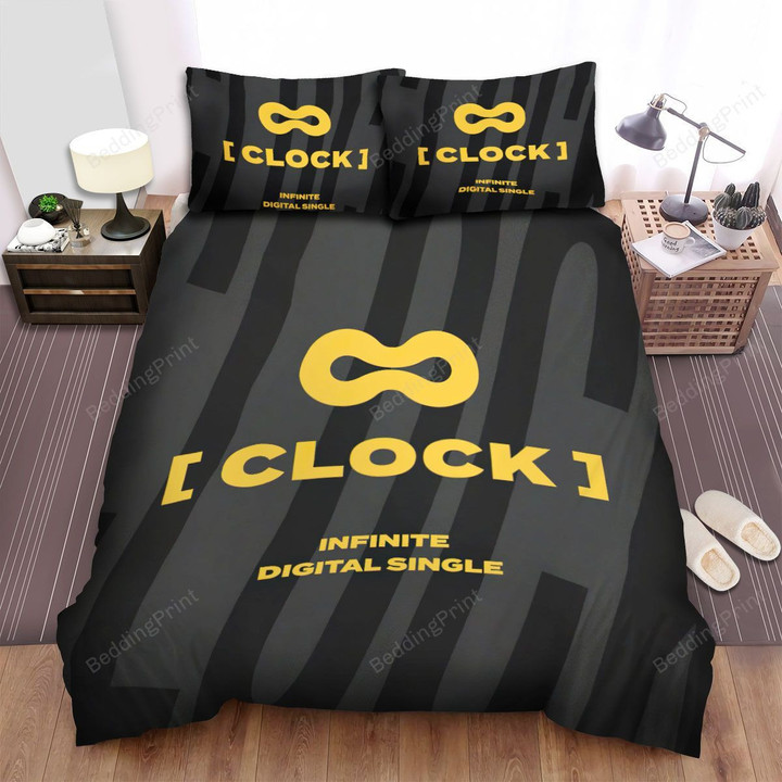 Infinite Clock Album Cover Bed Sheets Spread Comforter Duvet Cover Bedding Sets