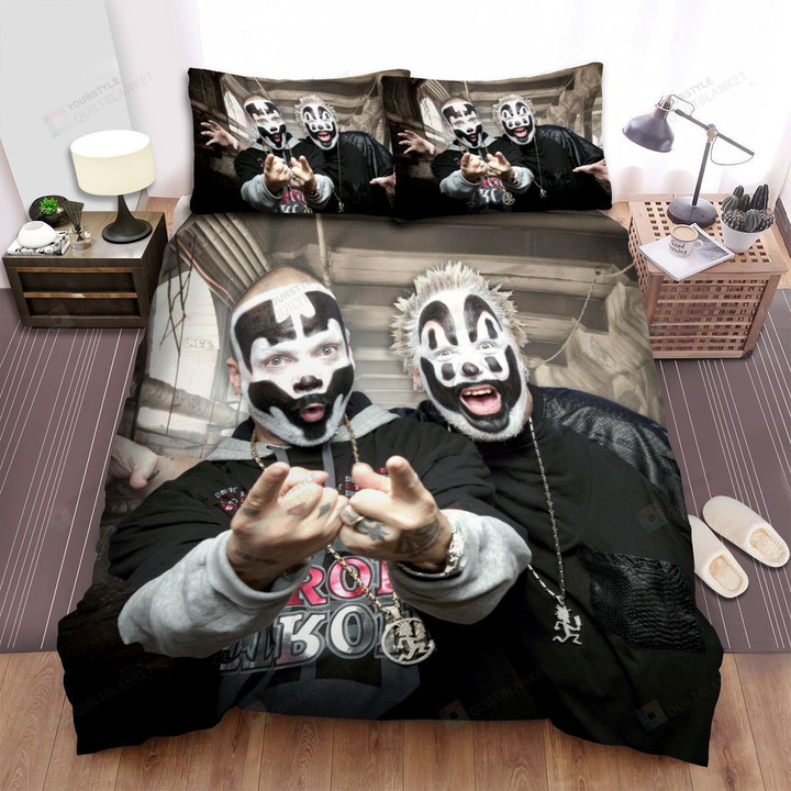 Insane Clown Posse Band Wallpaper Bed Sheets Spread Comforter Duvet Cover Bedding Sets
