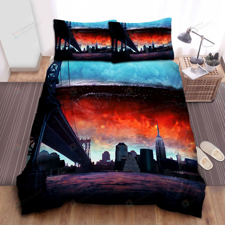 Independence Day Movie Wallpaper Hd Bed Sheets Spread Comforter Duvet Cover Bedding Sets