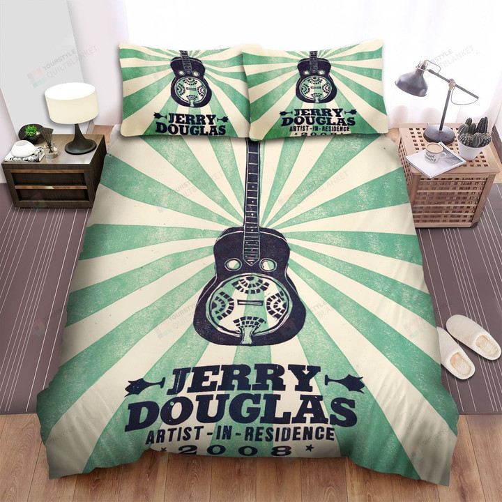 Jerry Douglas Vintage Poster Bed Sheets Spread Comforter Duvet Cover Bedding Sets