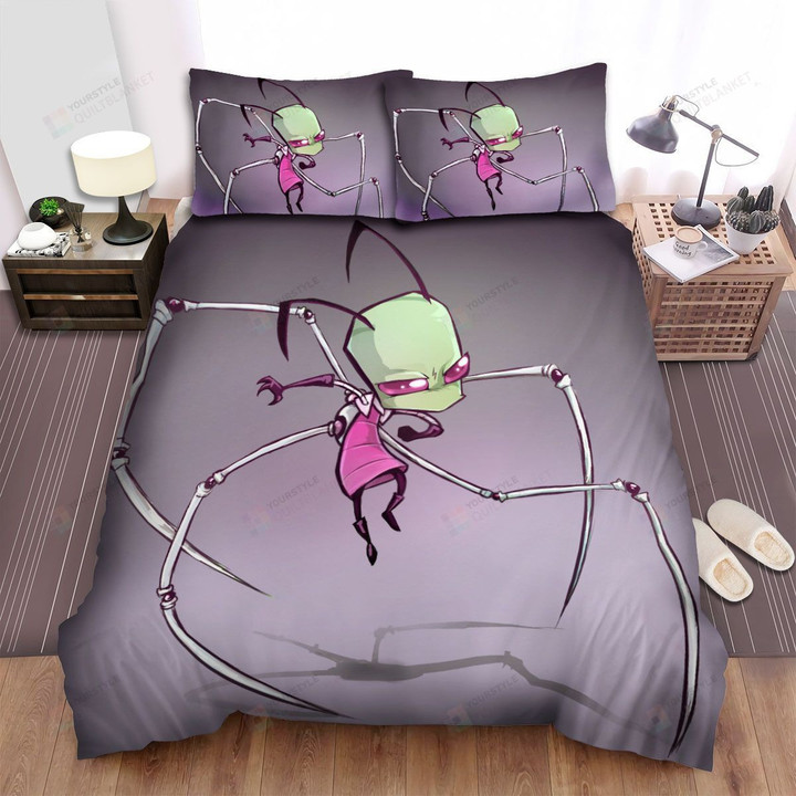 Invader Zim Zim Solo Poster The Bed Sheets Spread Duvet Cover Bedding Sets