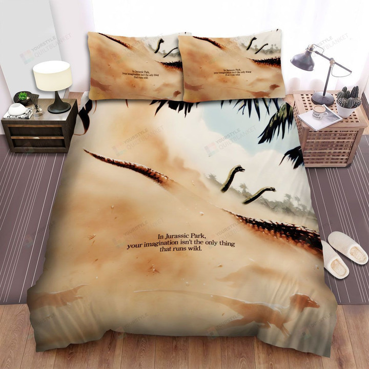 Jurassic Park Movie Sandstorms Photo Bed Sheets Spread Comforter Duvet Cover Bedding Sets