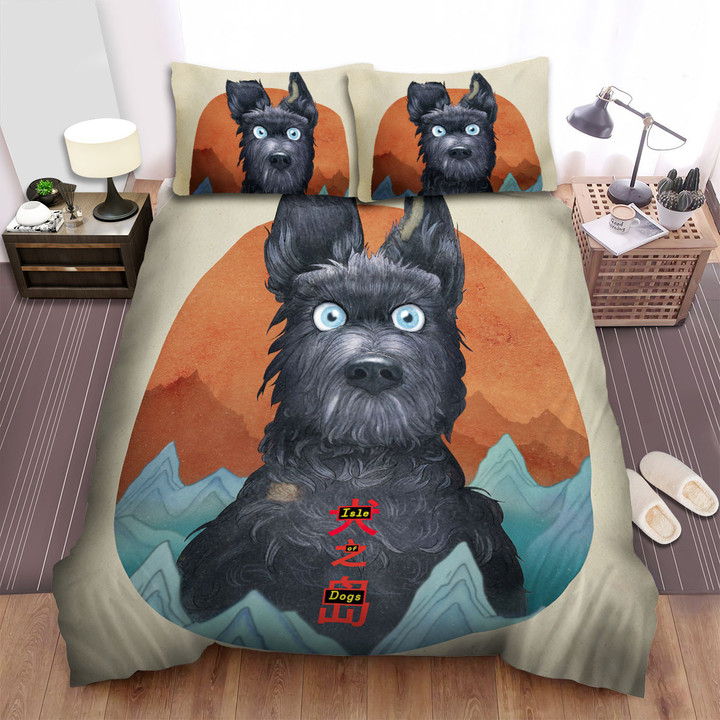 Isle Of Dogs Chief Poster Bed Sheets Spread Comforter Duvet Cover Bedding Sets