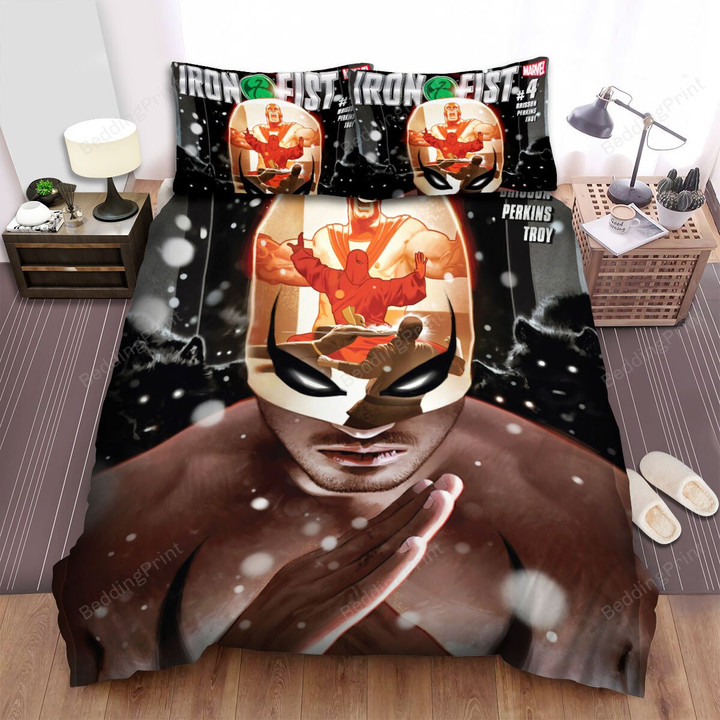 Iron Fist Movie Brisson Perkins Troy Poster Bed Sheets Duvet Cover Bedding Sets
