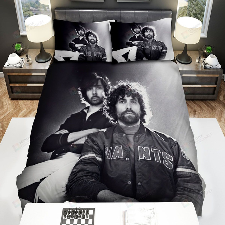 Justice Band Black & White Photo Bed Sheets Spread Comforter Duvet Cover Bedding Sets