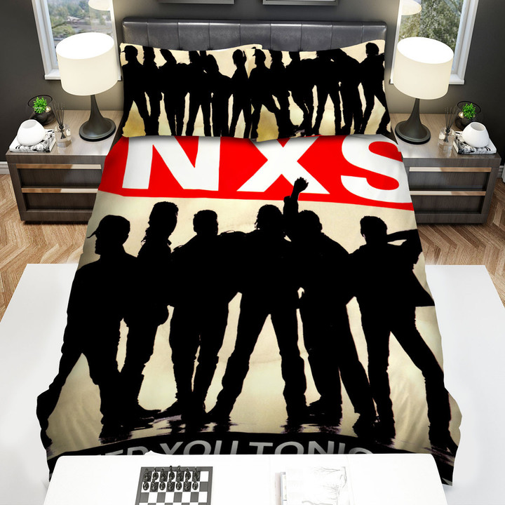 Inxs Music Band Need You Tonight Album Cover Bed Sheets Spread Comforter Duvet Cover Bedding Sets