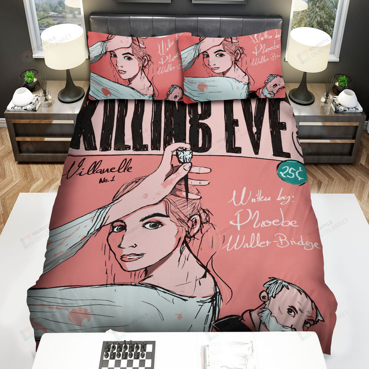 Killing Eve (2018-2022) Movie Illustration 6 Bed Sheets Duvet Cover Bedding Sets