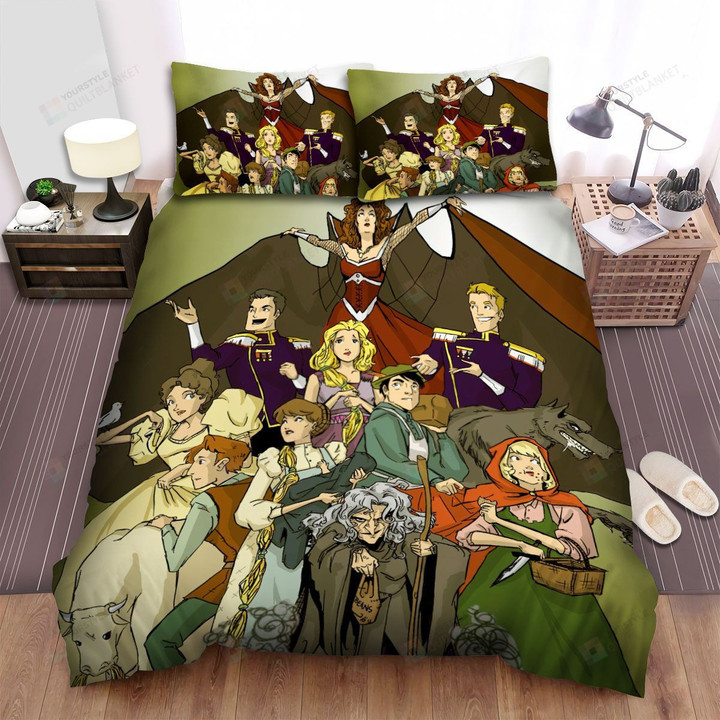 Into The Woods Movie Art 3 Bed Sheets Spread Comforter Duvet Cover Bedding Sets