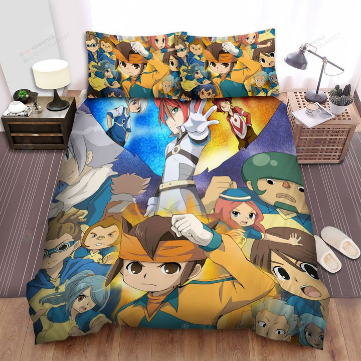 Inazuma Eleven Group Poster Bed Sheets Spread Duvet Cover Bedding Sets