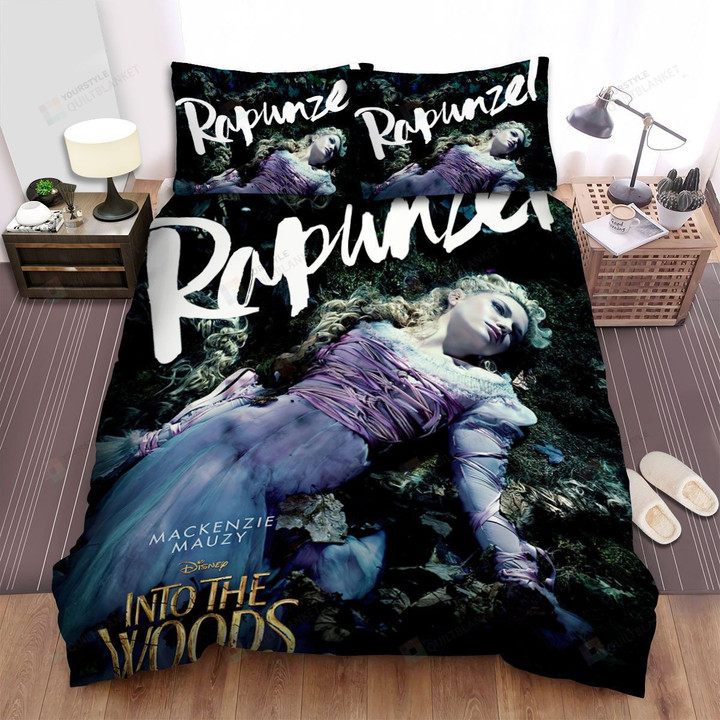Into The Woods Rapunzel Poster Bed Sheets Spread Comforter Duvet Cover Bedding Sets