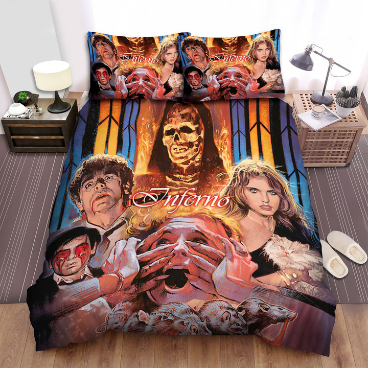 Inferno Movie Poster I Bed Sheets Spread Comforter Duvet Cover Bedding Sets