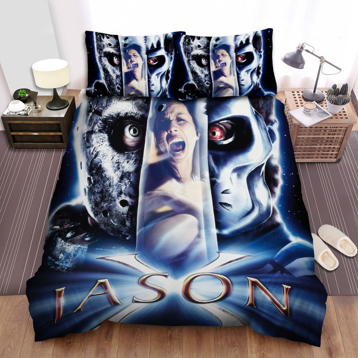 Jason X Movie Poster Vi Photo Bed Sheets Spread Comforter Duvet Cover Bedding Sets