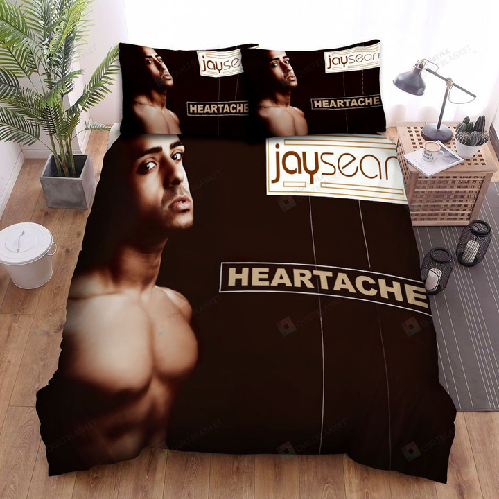 Jay Sean Heartache Album Cover Bed Sheets Spread Comforter Duvet Cover Bedding Sets