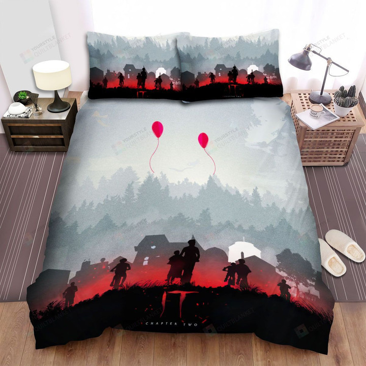 It Chapter Two Movie Drawing Photo Bed Sheets Spread Comforter Duvet Cover Bedding Sets