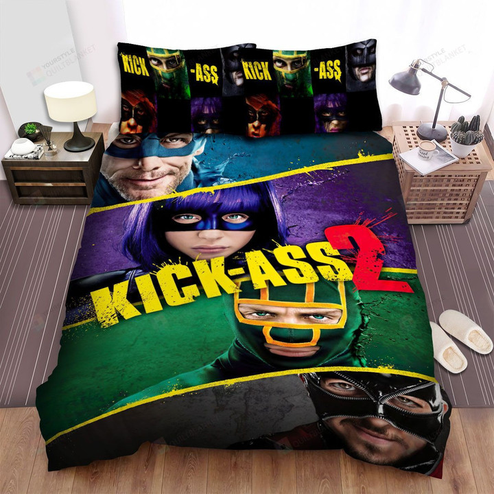 Kick-Ass 2 Original Movie Poster Bed Sheets Spread Duvet Cover Bedding Set