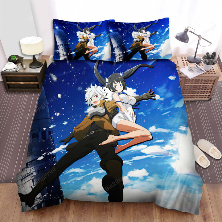 Is It Wrong To Try To Pick Up Girls In A Dungeon Anime Art 12 Bed Sheets Duvet Cover Bedding Sets