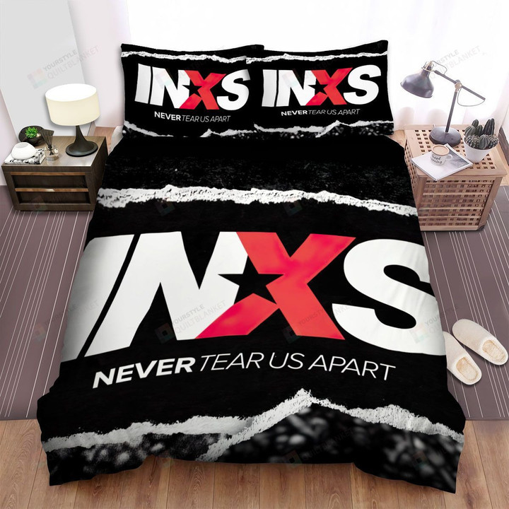 Inxs Music Band Never Tear Us Apart Fanart Bed Sheets Spread Comforter Duvet Cover Bedding Sets