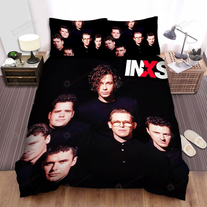 Inxs Music Band Photoshoot Bed Sheets Spread Comforter Duvet Cover Bedding Sets