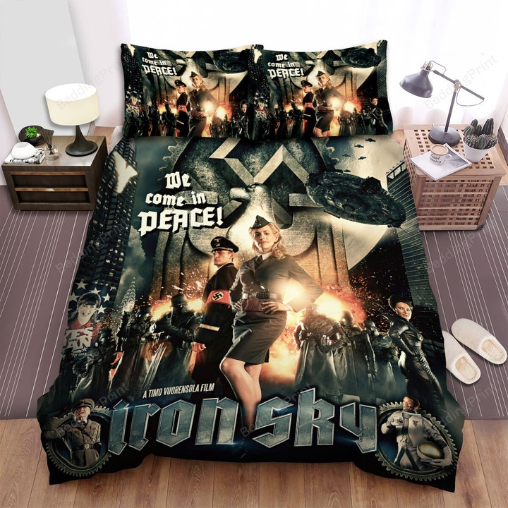 Iron Sky Movie Poster 1 Bed Sheets Duvet Cover Bedding Sets