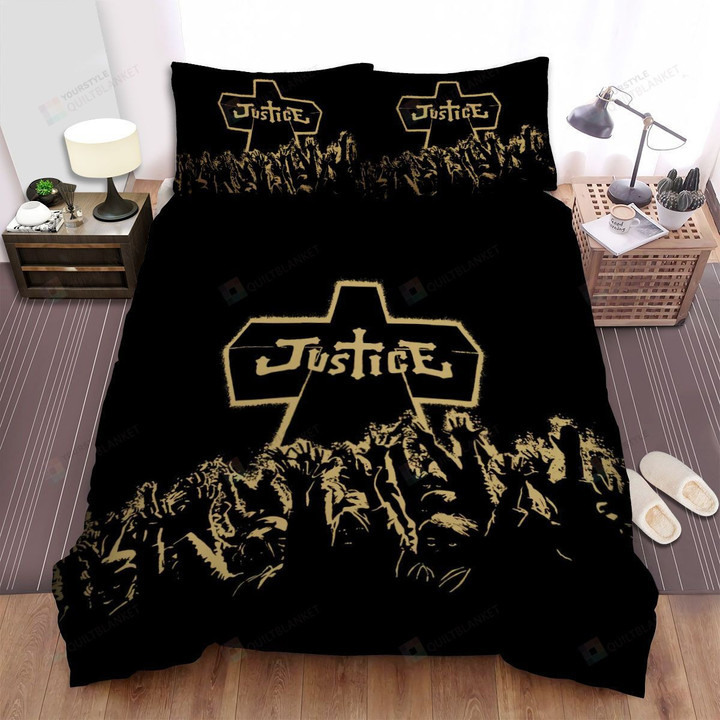 Justice Band Album Cover Bed Sheets Spread Comforter Duvet Cover Bedding Sets