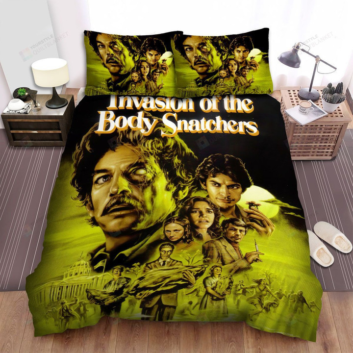 Invasion Of The Body Snatchers The Movie Poster 4 Bed Sheets Spread Comforter Duvet Cover Bedding Sets