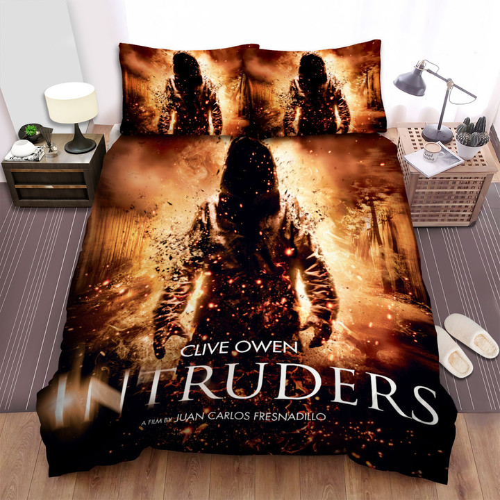 Intruders (I) Your Fear Will Awake Them Movie Poster Bed Sheets Spread Comforter Duvet Cover Bedding Sets