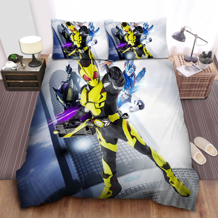 Kamen Rider Zero-One Series Poster Bed Sheets Spread Comforter Duvet Cover Bedding Sets
