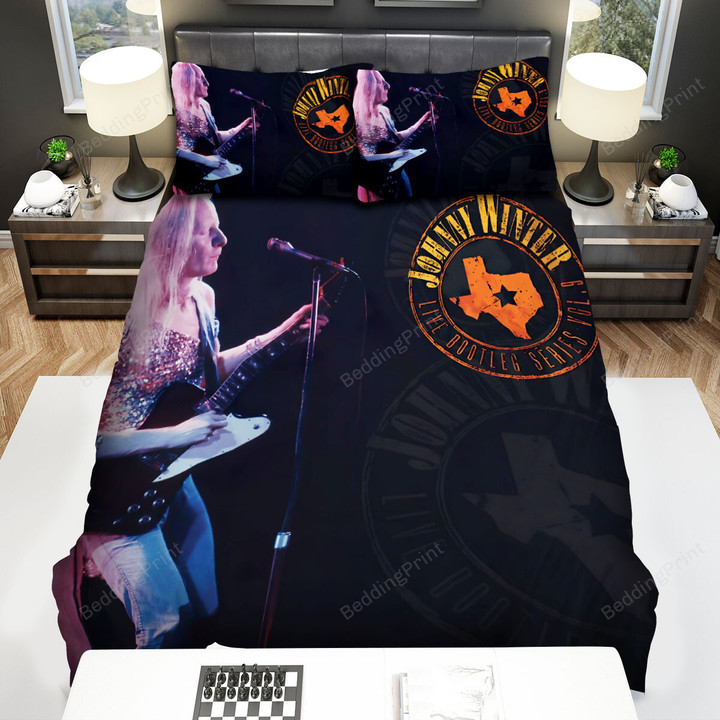 Johnny Winterlive Bootleg Series Vol.9 Bed Sheets Duvet Cover Bedding Sets