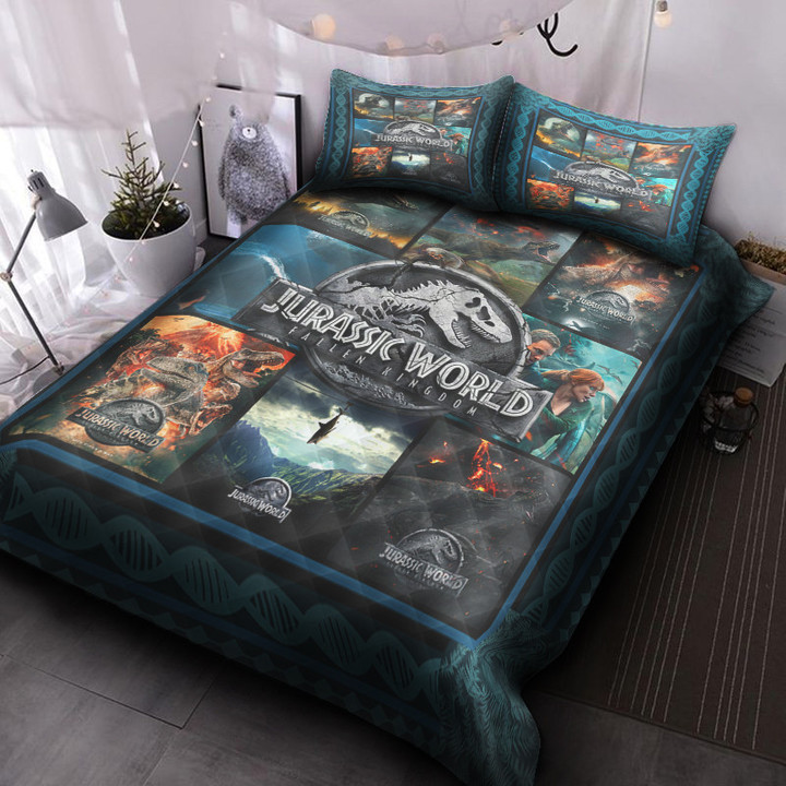 Jurassic World Fallen Kingdom Quilt Bed Set
