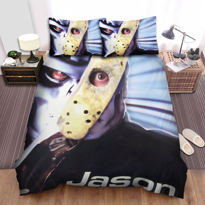 Jason X Movie Poster V Photo Bed Sheets Spread Comforter Duvet Cover Bedding Sets