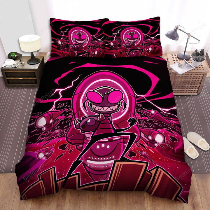 Invader Zim The Powerful Zim The Bed Sheets Spread Duvet Cover Bedding Sets