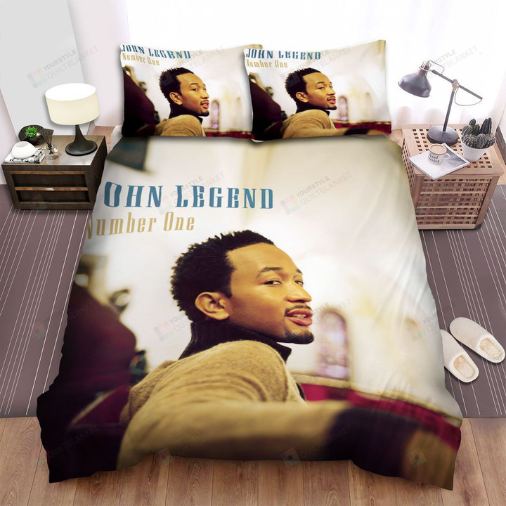 John Legend Number One Album Cover Bed Sheets Spread Comforter Duvet Cover Bedding Sets