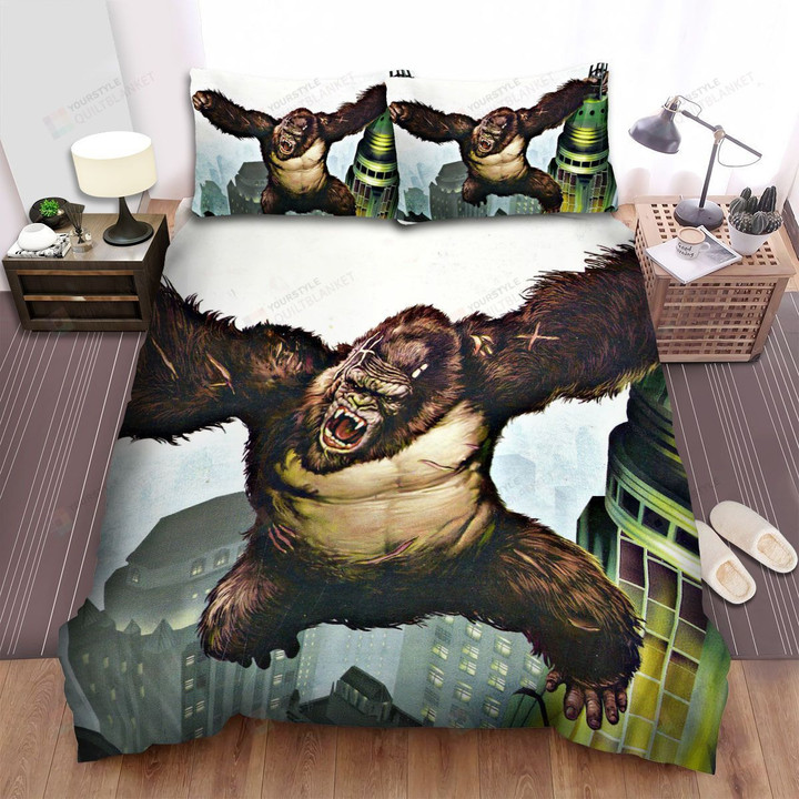King Kong (2005) Movie Art 3 Bed Sheets Spread Comforter Duvet Cover Bedding Sets