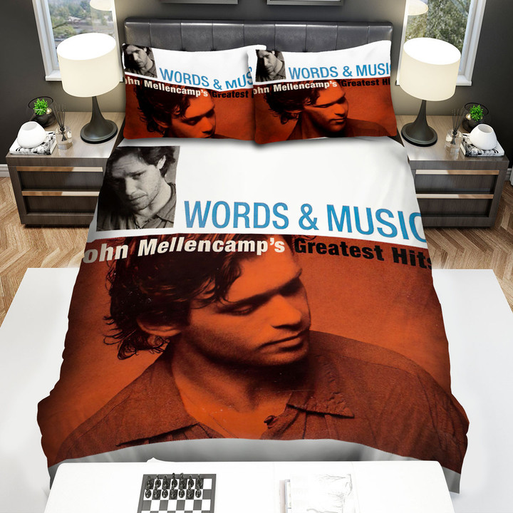 John Mellencamp Album Words And Music Bed Sheets Duvet Cover Bedding Sets