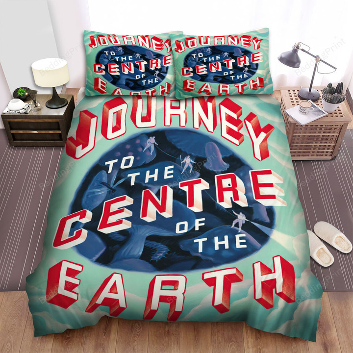 Journey To The Center Of The Earth (2008) Movie Discover New Creatures Bed Sheets Duvet Cover Bedding Sets