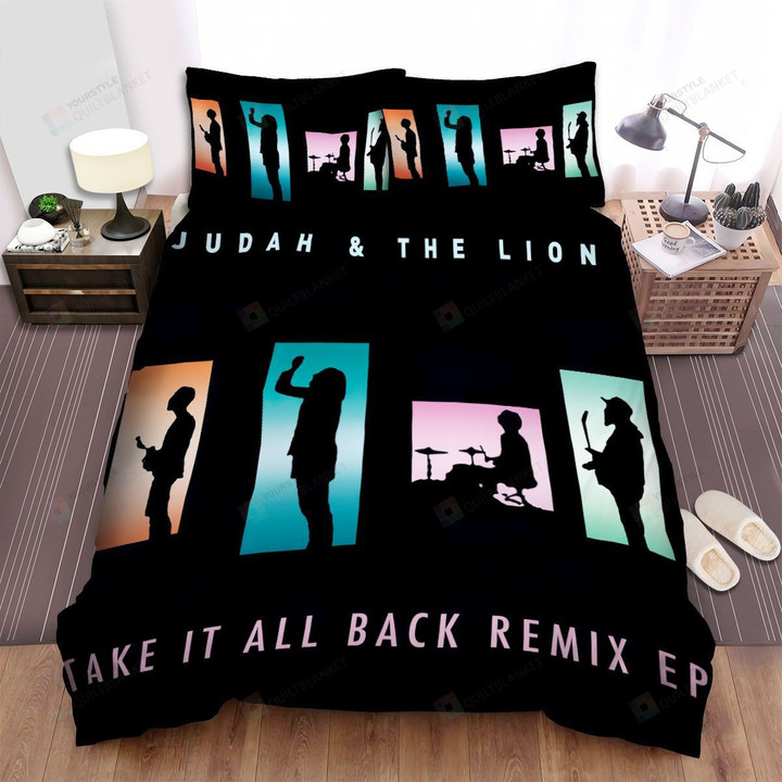 Judah & The Lion Music Band Take It All Back Remix Ep Bed Sheets Spread Comforter Duvet Cover Bedding Sets