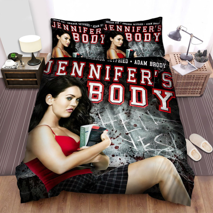 Jennifer's Body Movie Poster Bed Sheets Spread Comforter Duvet Cover Bedding Sets Ver 8