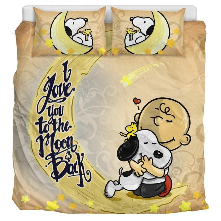 Love Snoopy To The Moon & Back  Bedding Set
