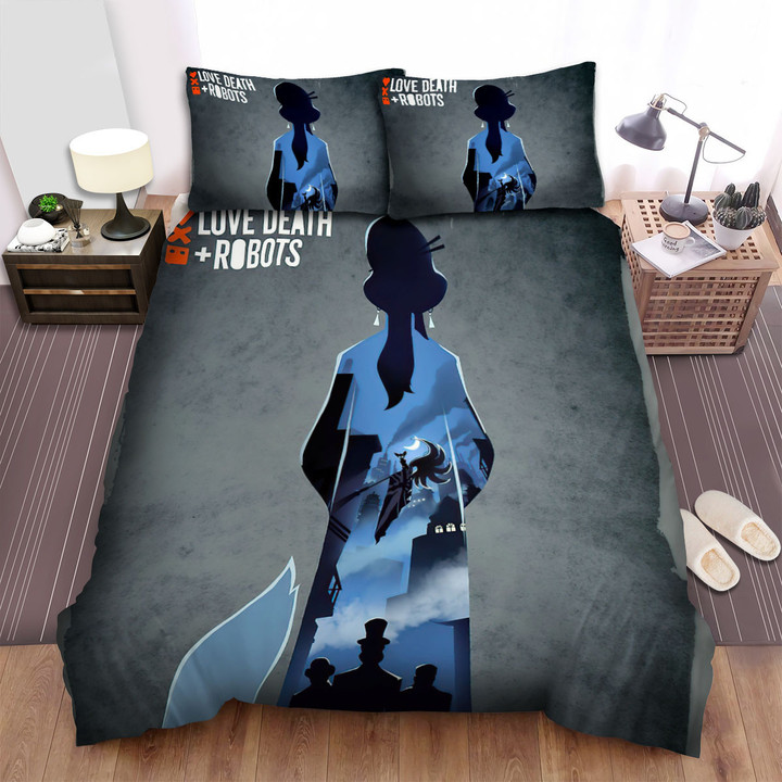 Love, Death & Robots Good Hunting Movie Poster Bed Sheets Spread Comforter Duvet Cover Bedding Sets Ver 2